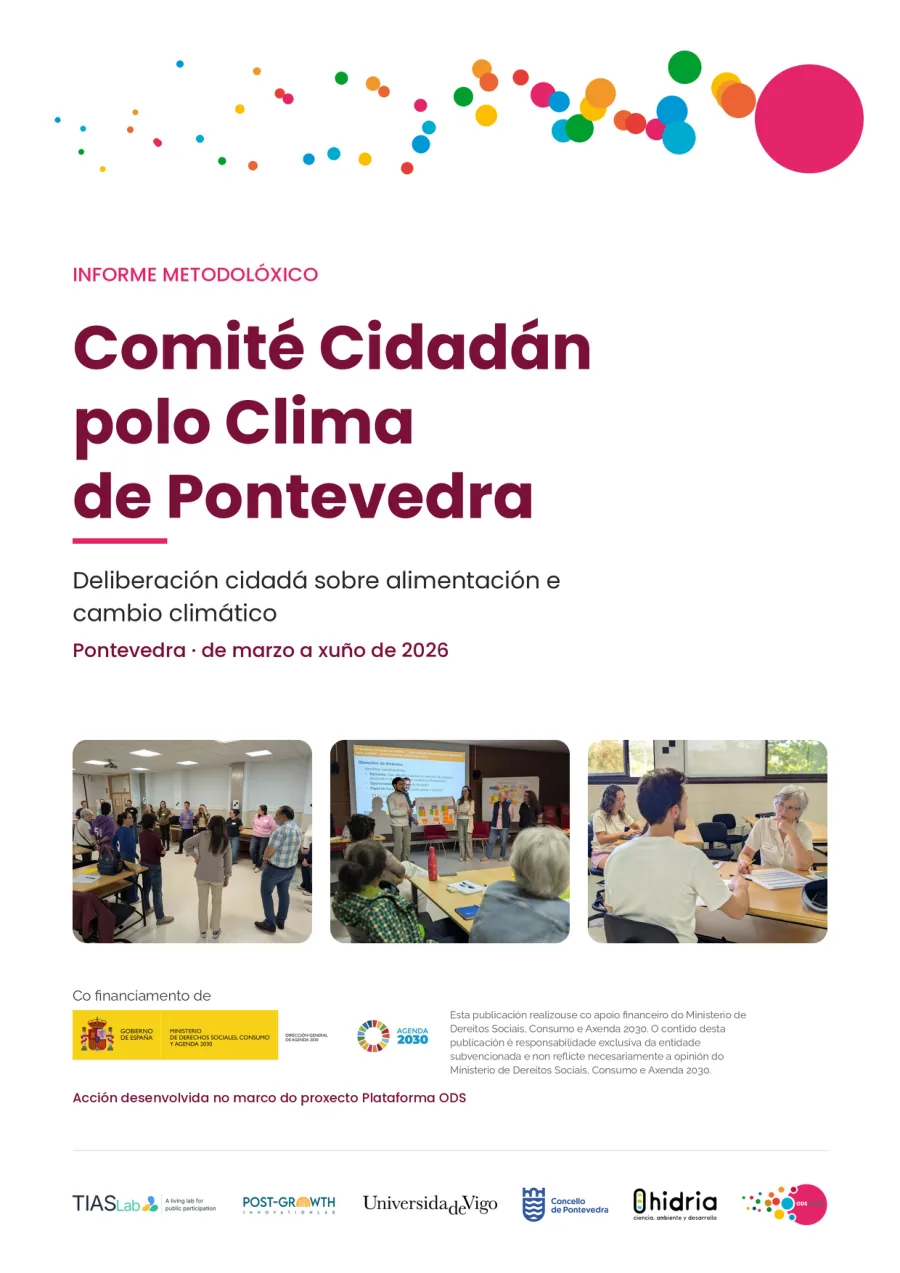 Informe metodolóxico. Comité Cidadán polo Clima de Pontevedra